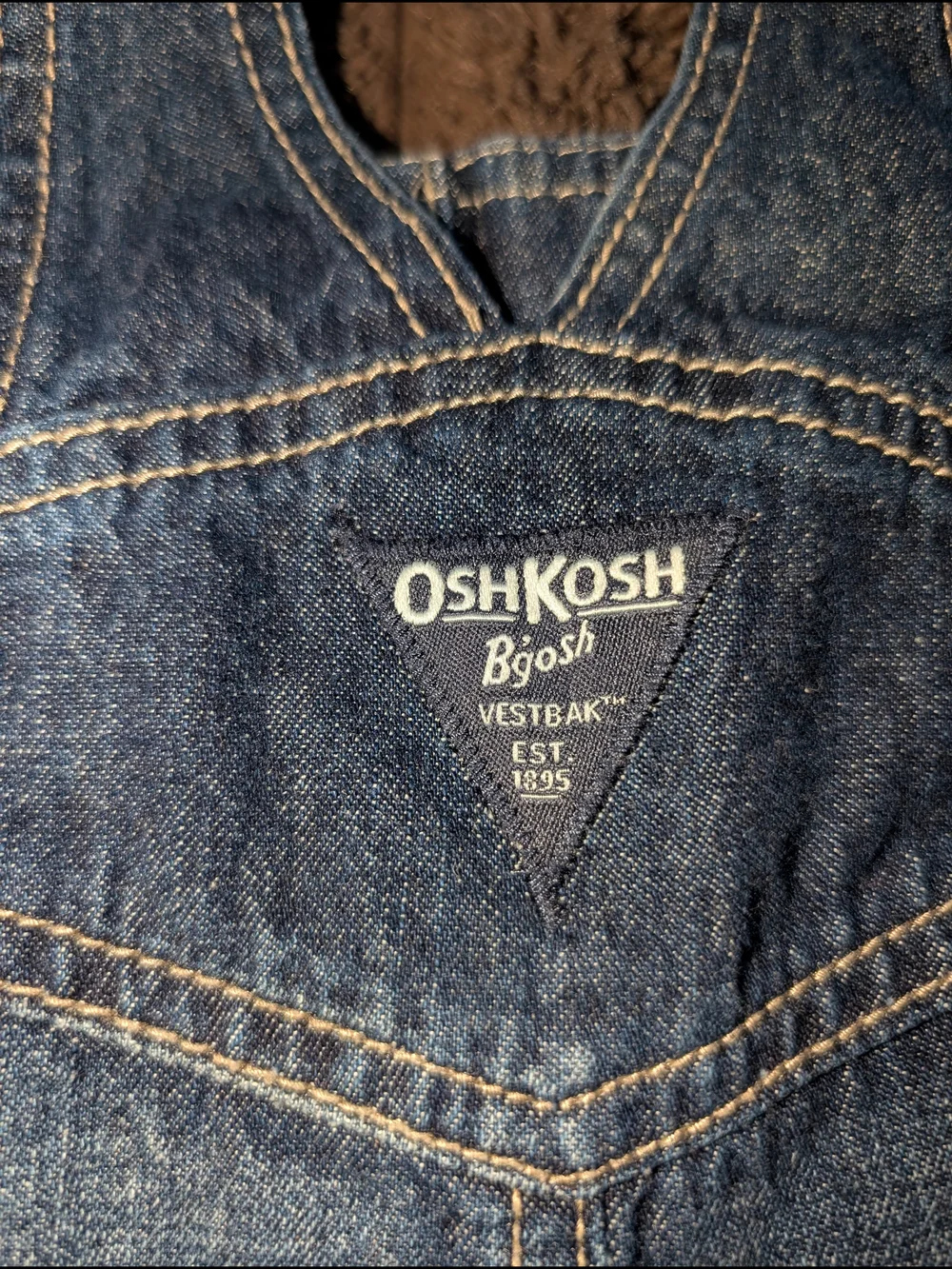OshKosh B'gosh Denim Blue Short Overalls